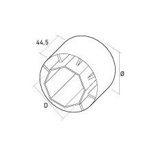 Bague enroulement Octo 70 pour volet roulant