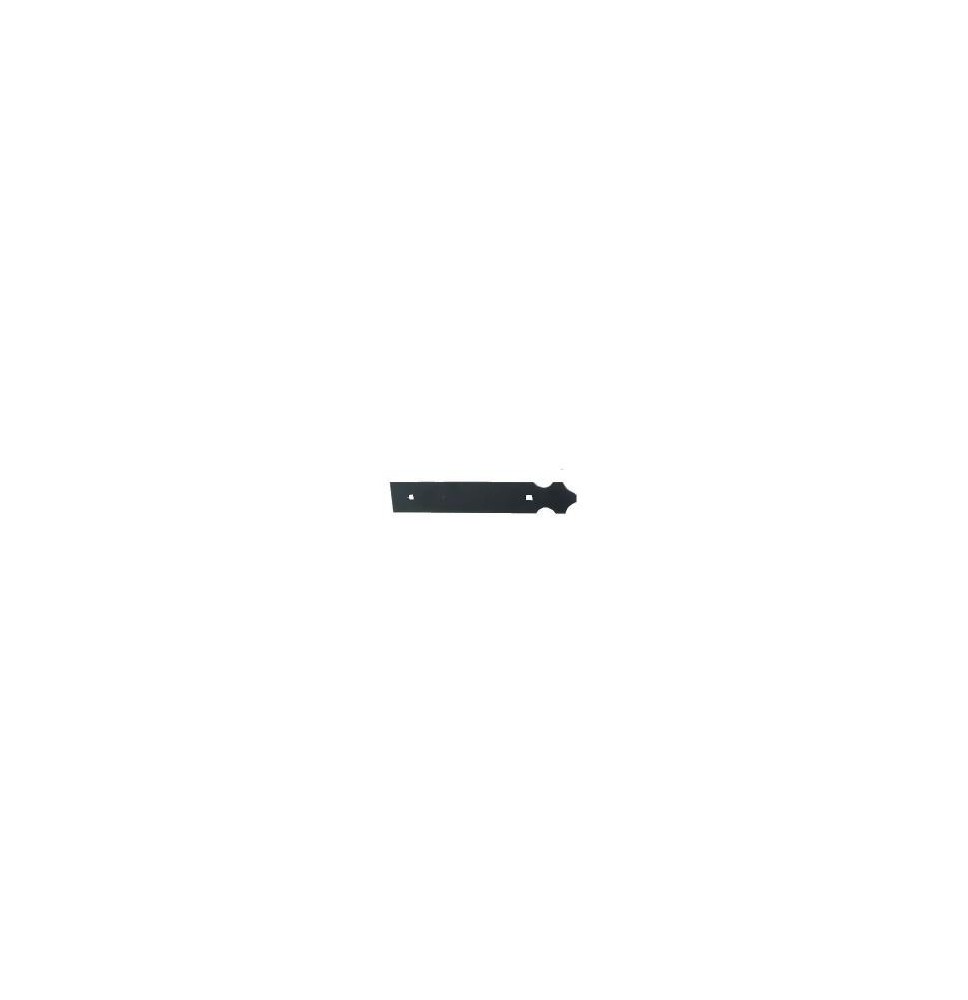 Contre-penture droite longueur 505 mm noire - 8000321G