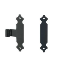 Penture intermédiaire déport 38×54 mm pour tous volets noire- 3PE92051