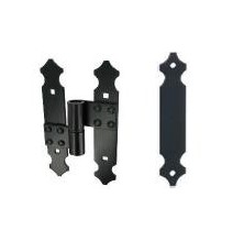 Penture charnière droite pour volets doubles noire - 3PE92064D