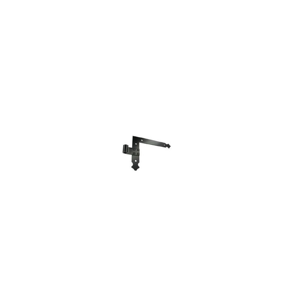 Penture équerre droite  200 x 250 avec déport 19 x 54 blanche - 3PE91043D