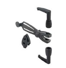Sachet accessoires espagnolette composite noir - 5ES16001