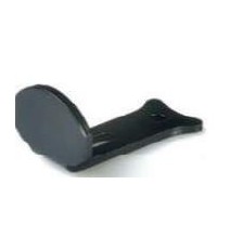 Dardennes précadre 28 / 35 mm aluminium noir - 07PAF1E