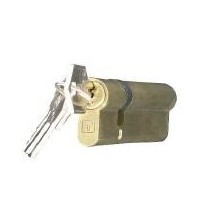 Demi-cylindre européen 10×40 mm s'entrouvrant 3 clés - JJ201002S