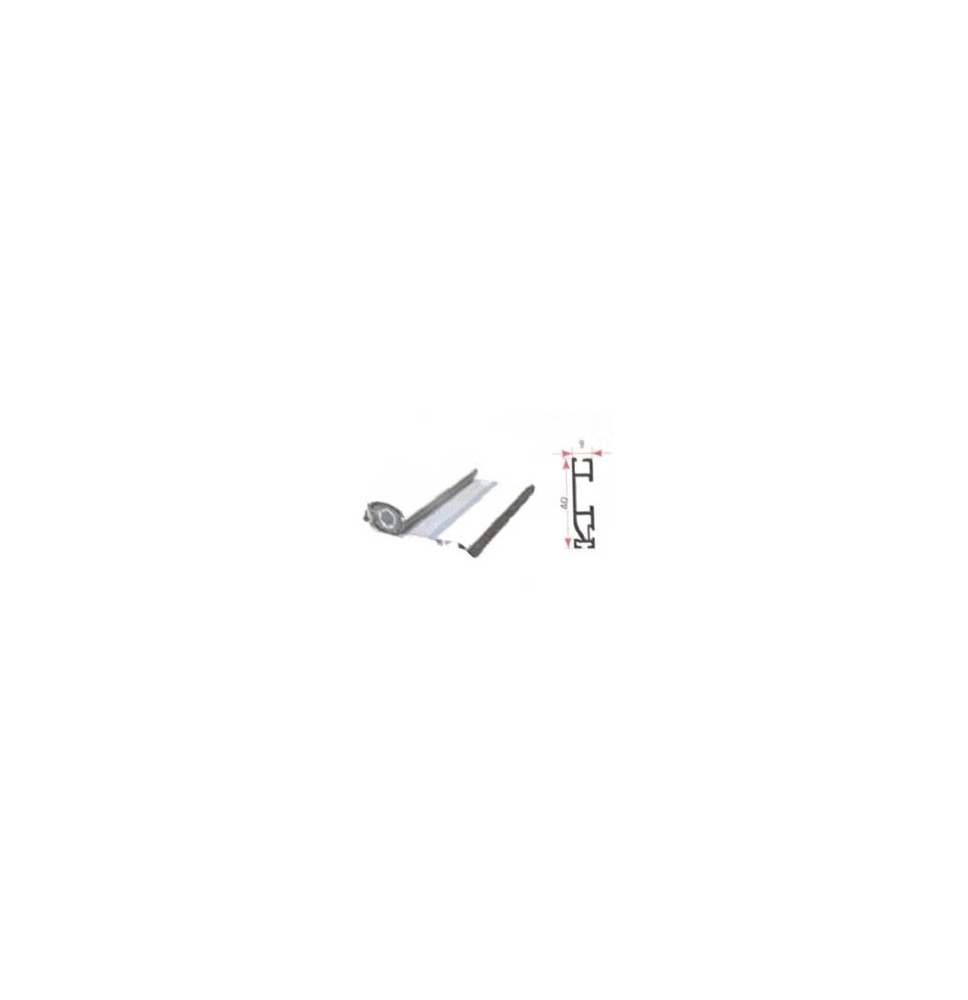 Kit moustiquaire enroulable complet maille 18x18 lf étroite couleur brut - CASV0064