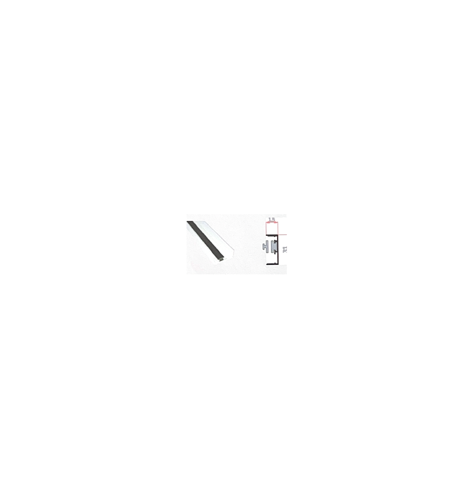 Bande de fermeture magnétique pour moustiquaire blanc - ALLU0020P1