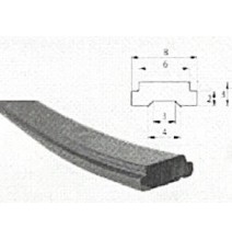Bande magnétique D6 pour moustiquaire plissée - ACGE0049
