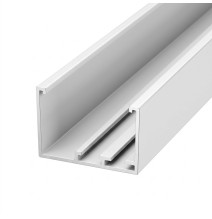 Profil de fermeture 38×20 pour moustiquaire plissée couleur blanc - ALLU0033