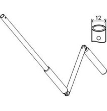 Manivelle blanche 1200 mm pour volet roulant - 95E801D