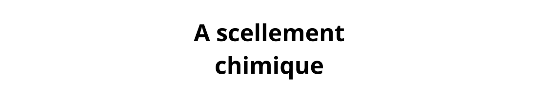 A scellement chimique