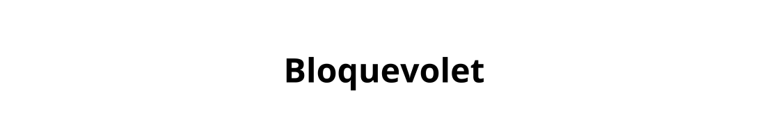 Bloquevolet