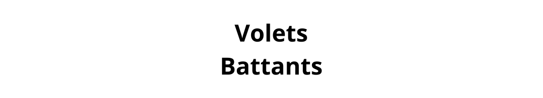 Volets Battants